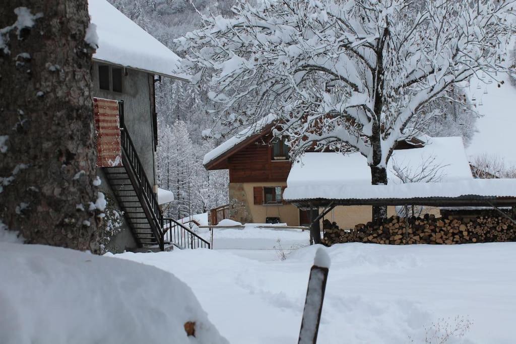 Bel Appartement - Parc National Des Ecrins Pelvoux ภายนอก รูปภาพ