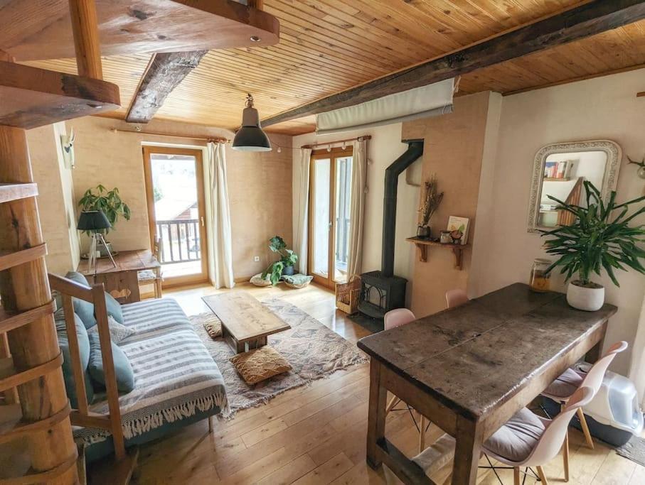 Bel Appartement - Parc National Des Ecrins Pelvoux ภายนอก รูปภาพ