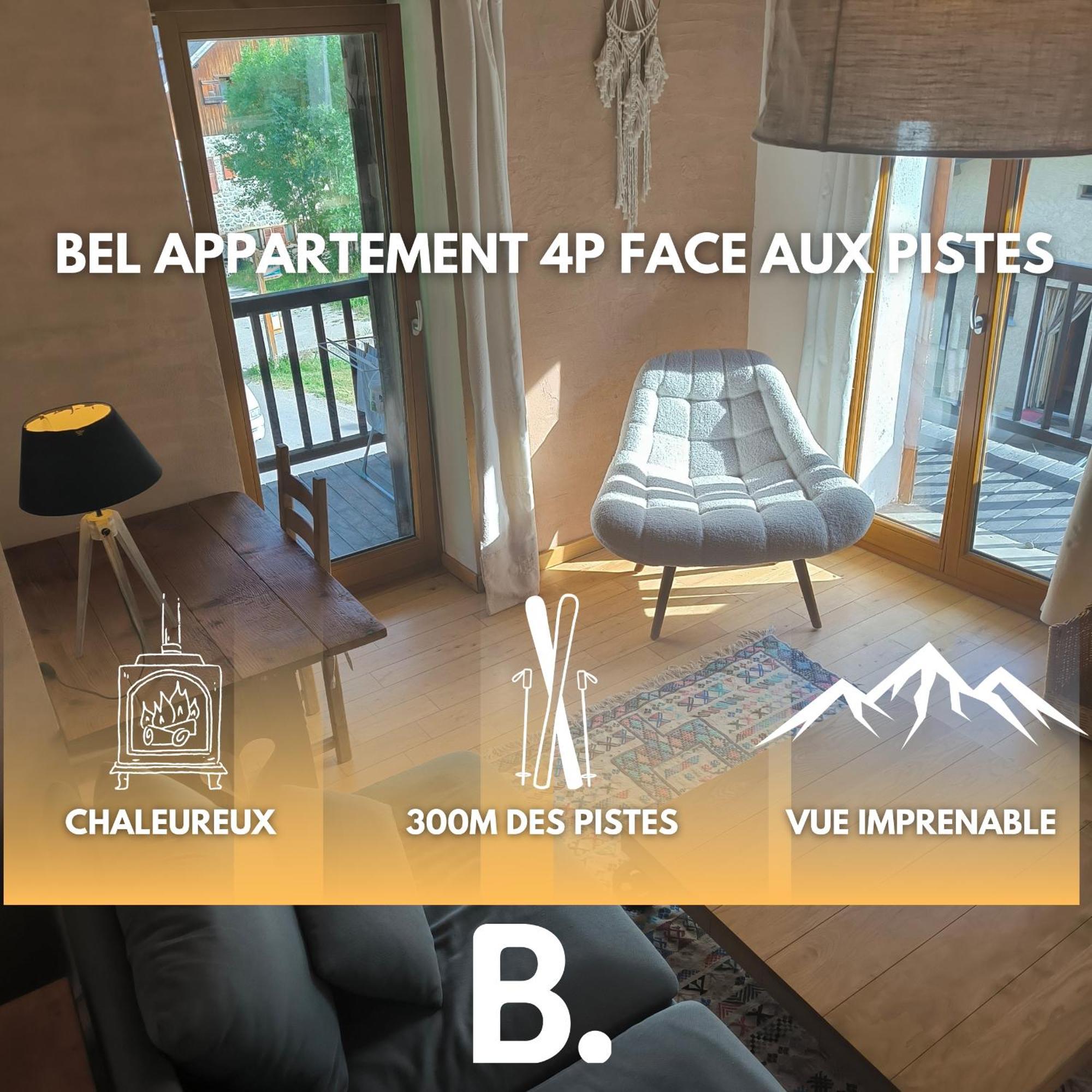 Bel Appartement - Parc National Des Ecrins Pelvoux ภายนอก รูปภาพ